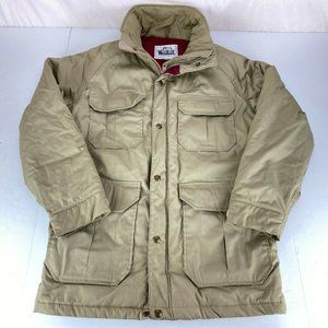 Vintage Woolrich Men's S Tan Coat Jacket